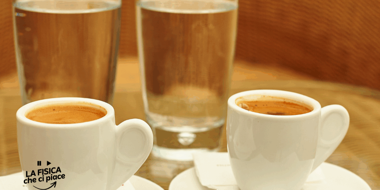 Al bar bevi prima l'acqua o il caffè? Sicuramente hai sbagliato in tutti questi anni: lo dice la fisica